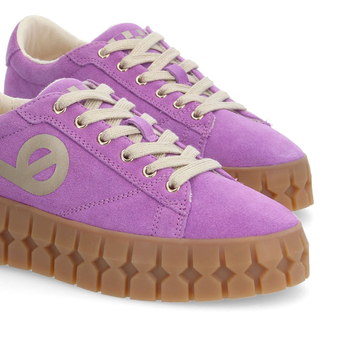 PLAY SNEAKER W - SUEDE/PRINT - VIOLET/GOLD
